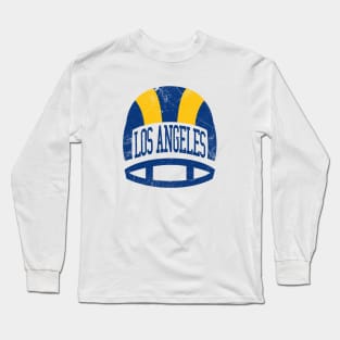 LAR Retro Helmet - White Long Sleeve T-Shirt